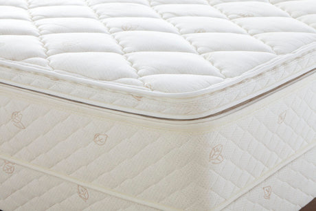 Our all-latex and hybrid latex/micro spring mattress toppers are finished with pure 100% organic cotton ticking and 100% natural French wool
